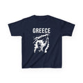 Greece Griechenland Hooligan Flagge Wappen Heimat Fußball Sport Fan Geschenkidee - Für Kinder & Jugendliche Unisex T-Shirt