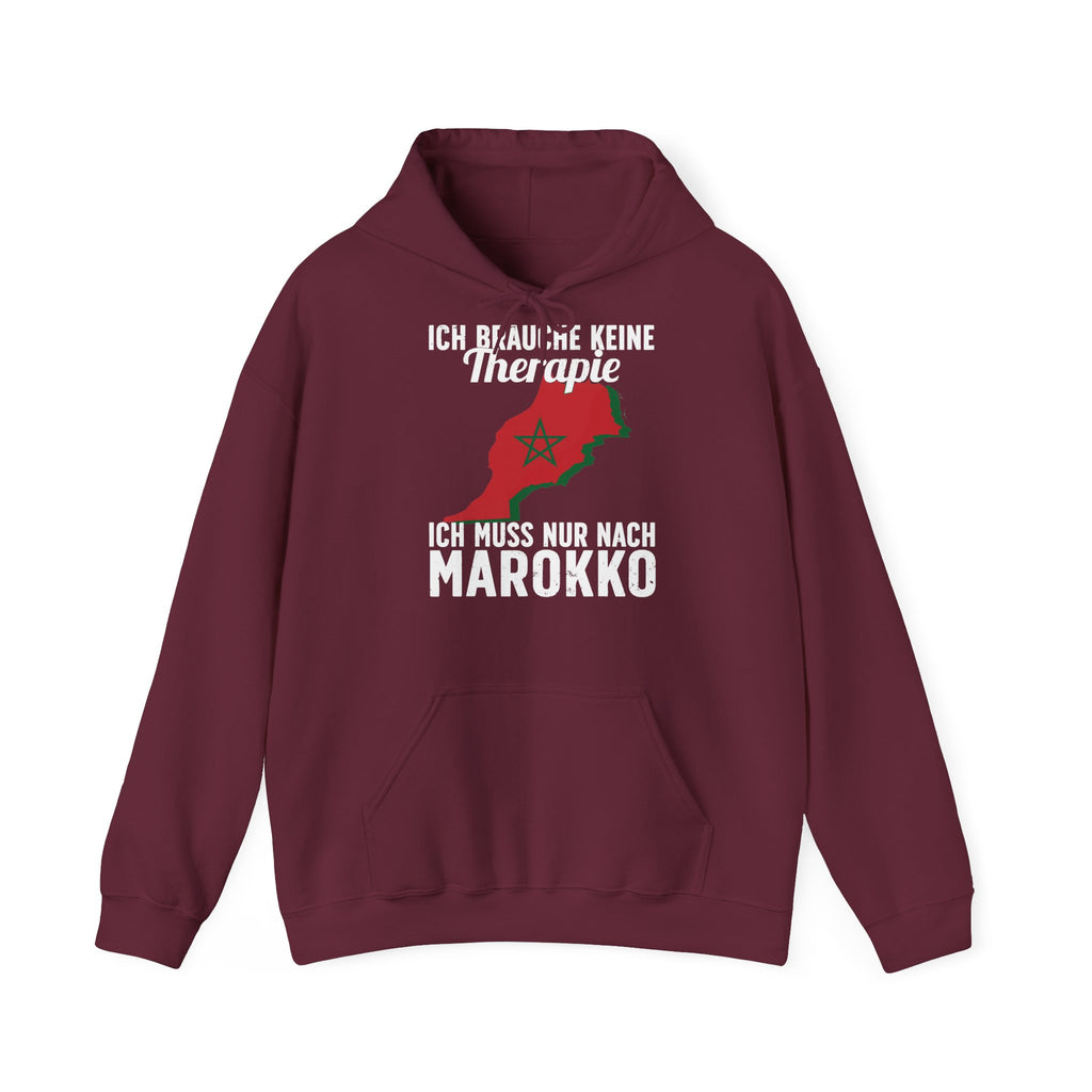 Marokko Wappen Morocco Flagge Stolz Fußball Fan Sport Geschenkidee - Unisex Hoodie