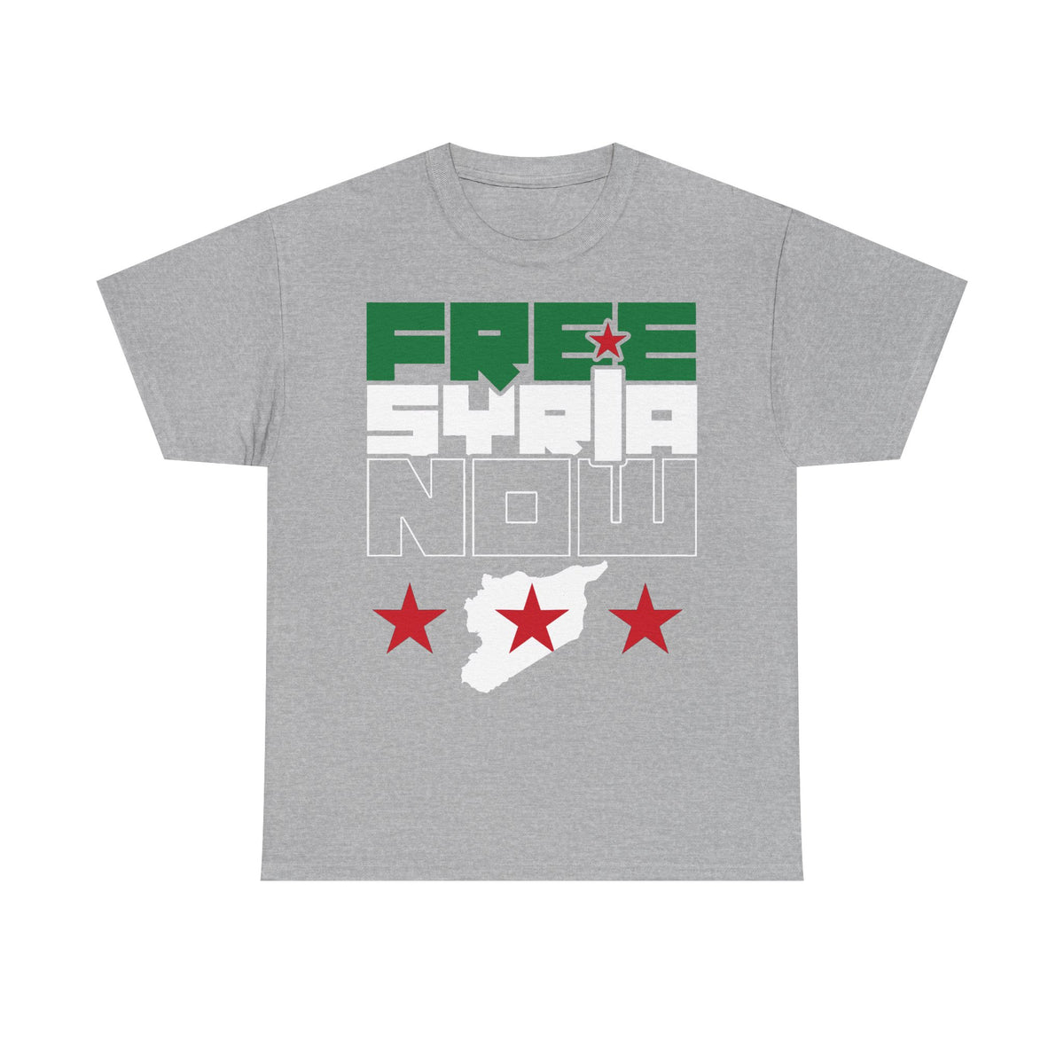 Syria Syrien Wappen Flagge Heimat Sport Fan Geschenkidee - Unisex T-Shirt