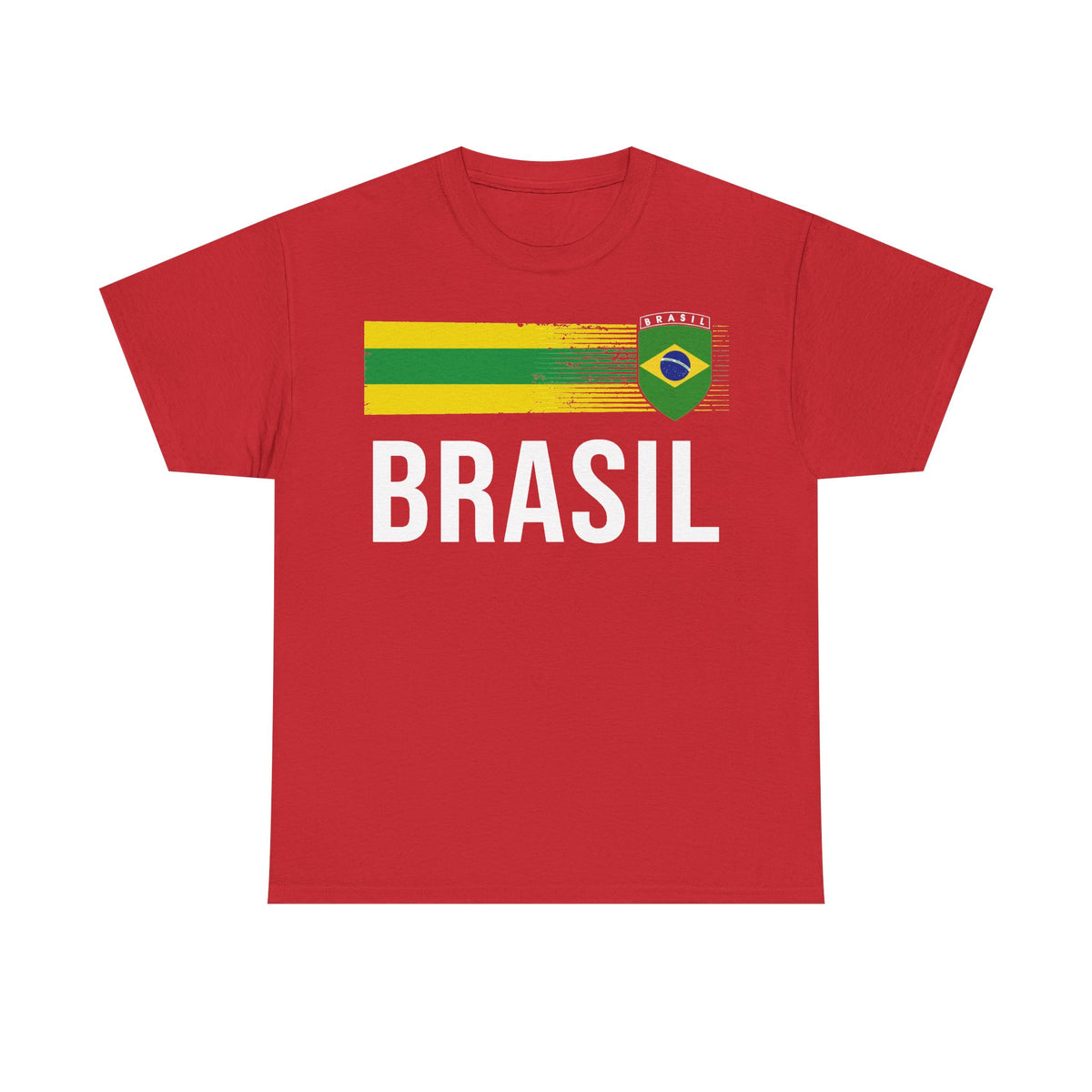 Brazil Brasilien Wappen Flagge Sport Fan Fußball Geschenkidee - Unisex T-Shirt