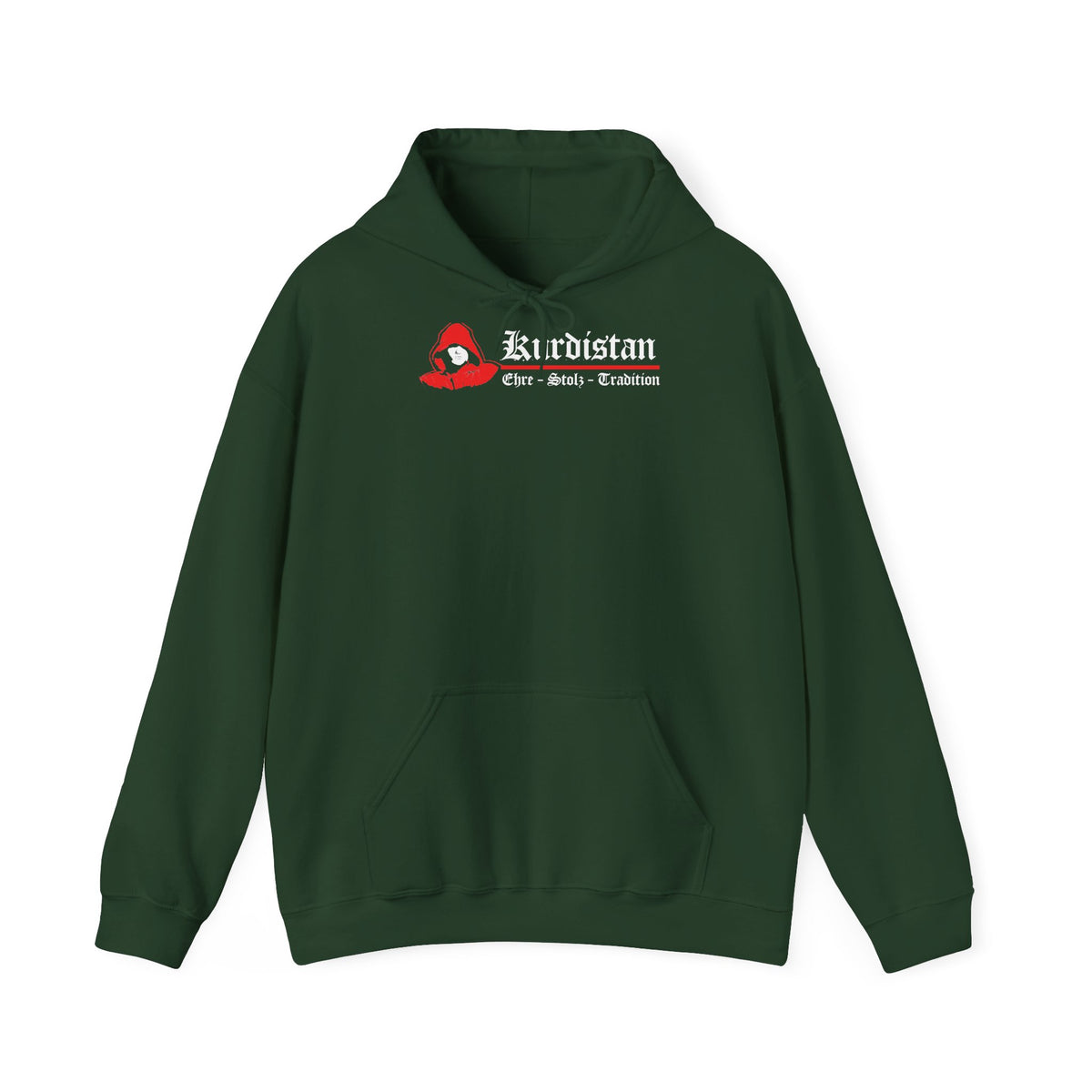 Kurdistan patria orgoglio stemma bandiera sport calcio regalo per tifosi - felpa con cappuccio unisex