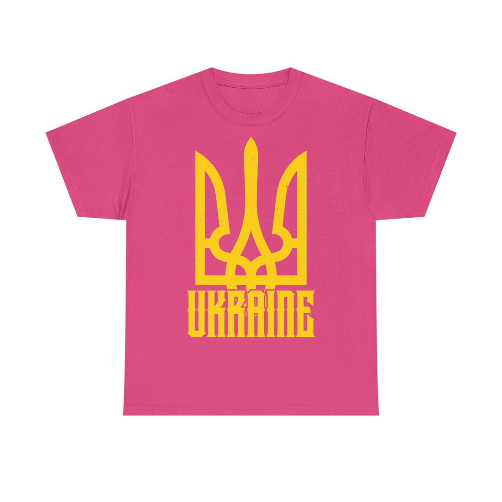 Ukraine Flagge Wappen Geschenkidee Sport Fan Fashion Vintage - Unisex T-Shirt