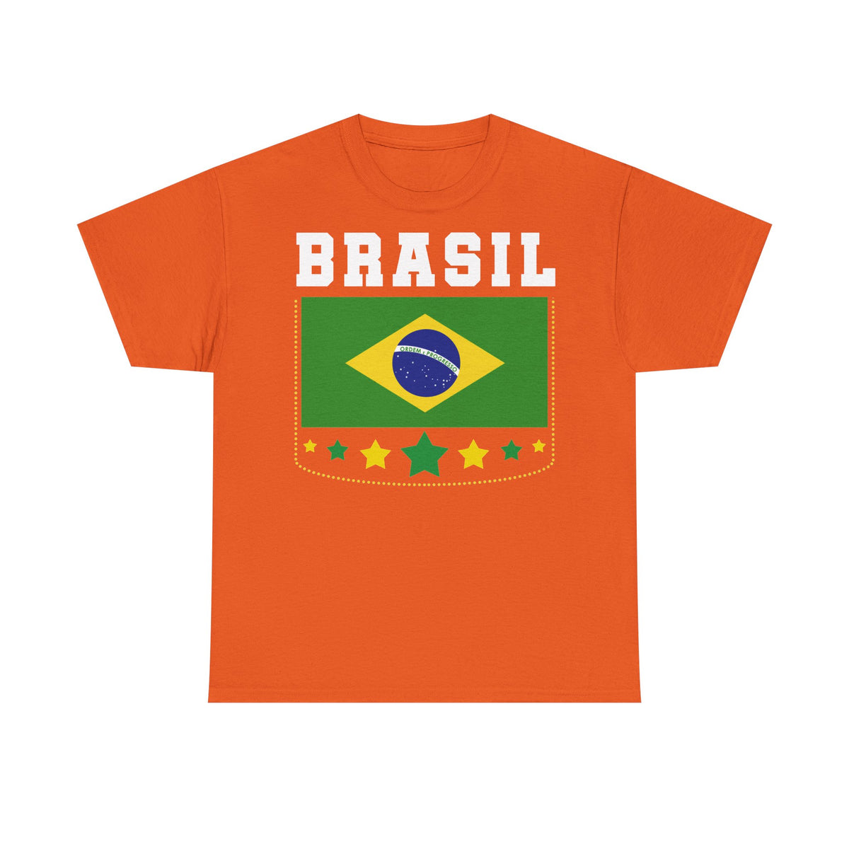 Brazil Brasilien Wappen Flagge Sport Fan Fußball Geschenkidee - Unisex T-Shirt