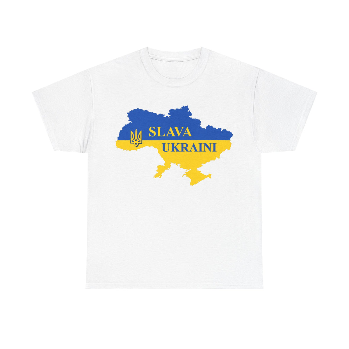 Bandiera e stemma dell'Ucraina Idea regalo Sport Tifoso Moda Vintage - T-shirt unisex