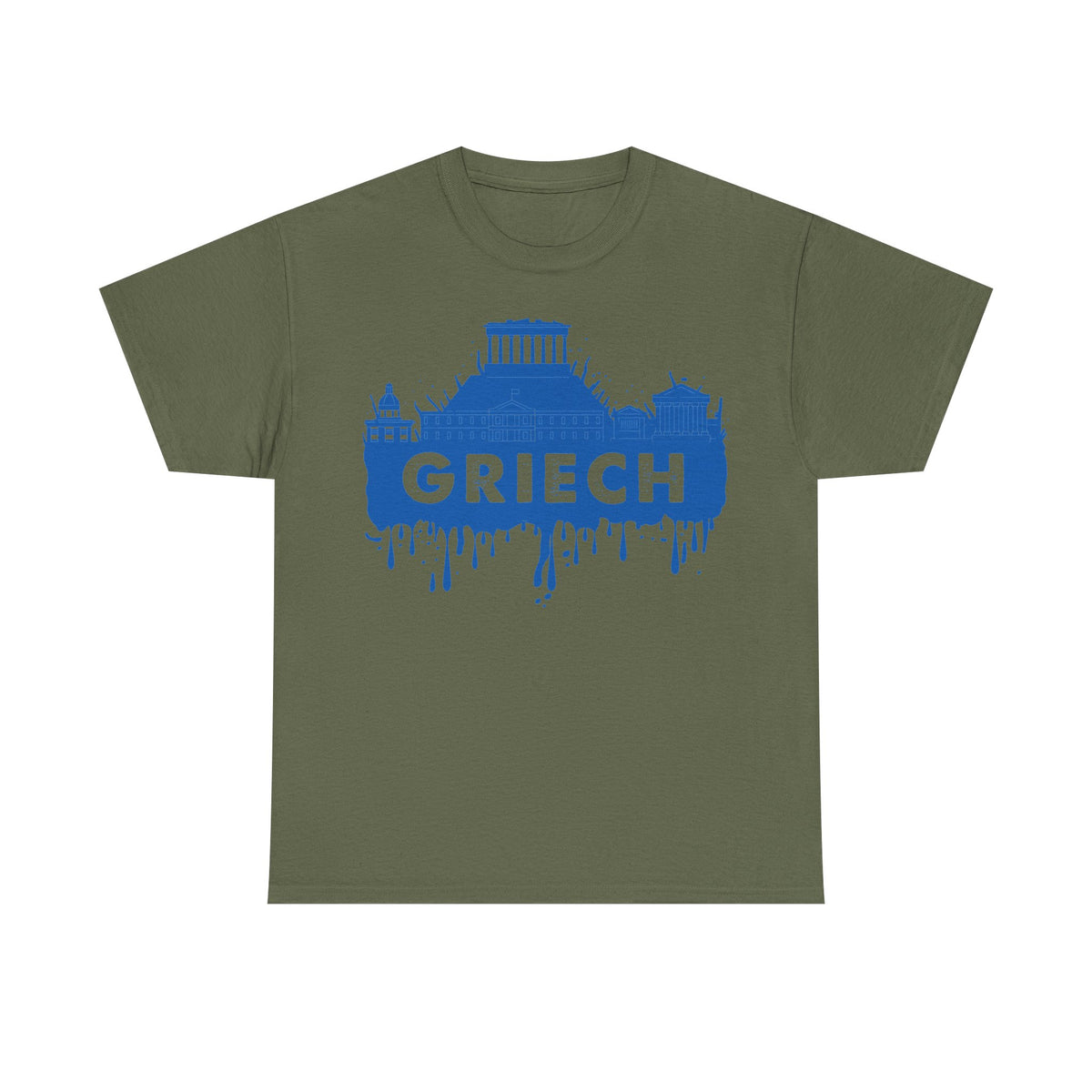 Grecia Grecia Bandera Escudo Patria Fútbol Deporte Aficionado Idea de regalo - Camiseta unisex