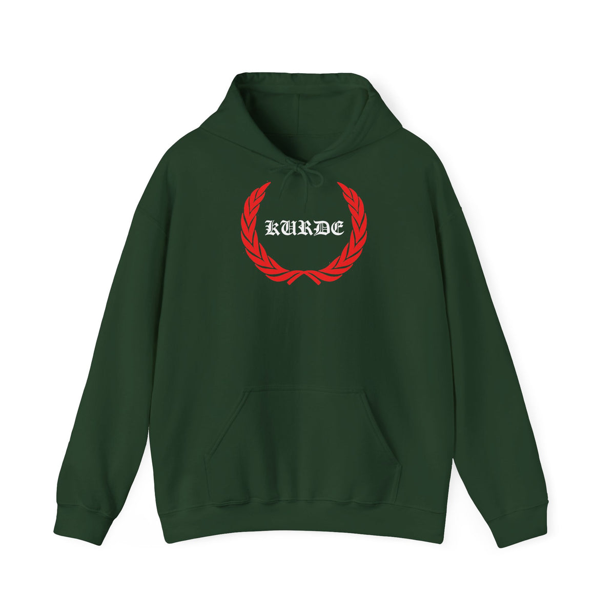 Kurdistan patria orgoglio stemma bandiera sport calcio regalo per tifosi - felpa con cappuccio unisex