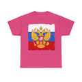 Russia Russland Moscaw Adler Flagge Wappen Geschenk Sport Fan Fashion - Unisex T-Shirt