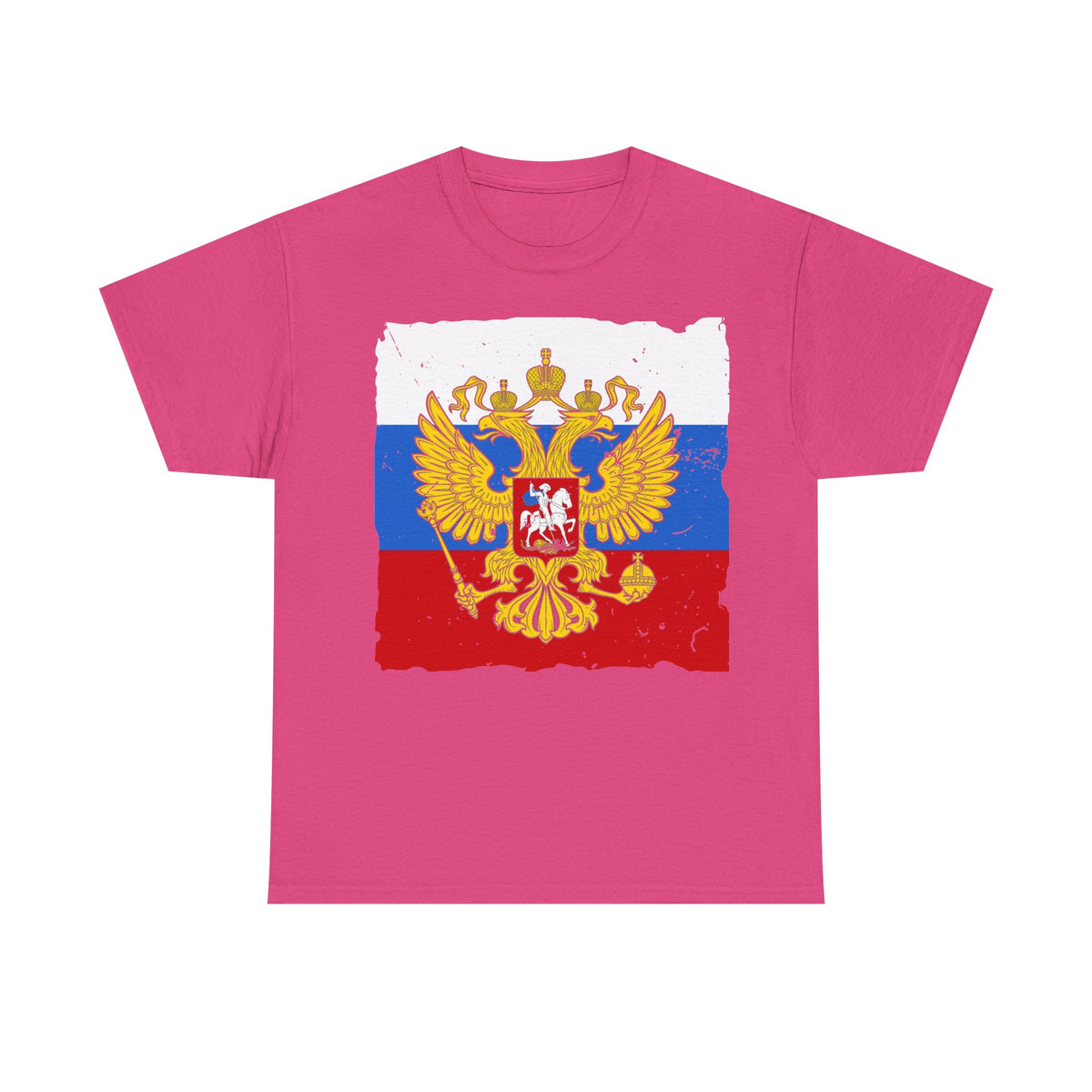 Russia Russland Moscaw Adler Flagge Wappen Geschenk Sport Fan Fashion - Unisex T-Shirt