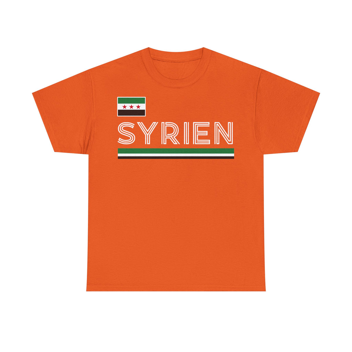 Syria Syrien Wappen Flagge Heimat Sport Fan Geschenkidee - Unisex T-Shirt