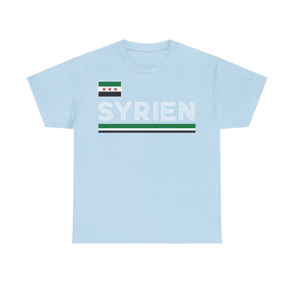 Syria Syrien Wappen Flagge Heimat Sport Fan Geschenkidee - Unisex T-Shirt
