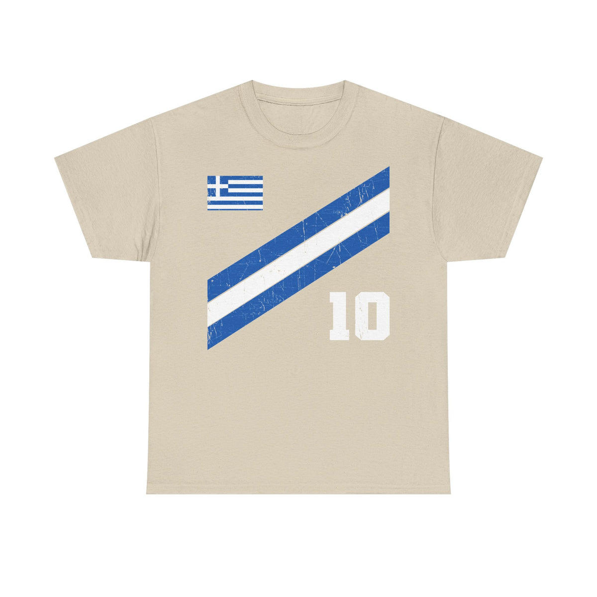 Grecia Grecia Bandera Escudo Patria Fútbol Deporte Aficionado Idea de regalo - Camiseta unisex