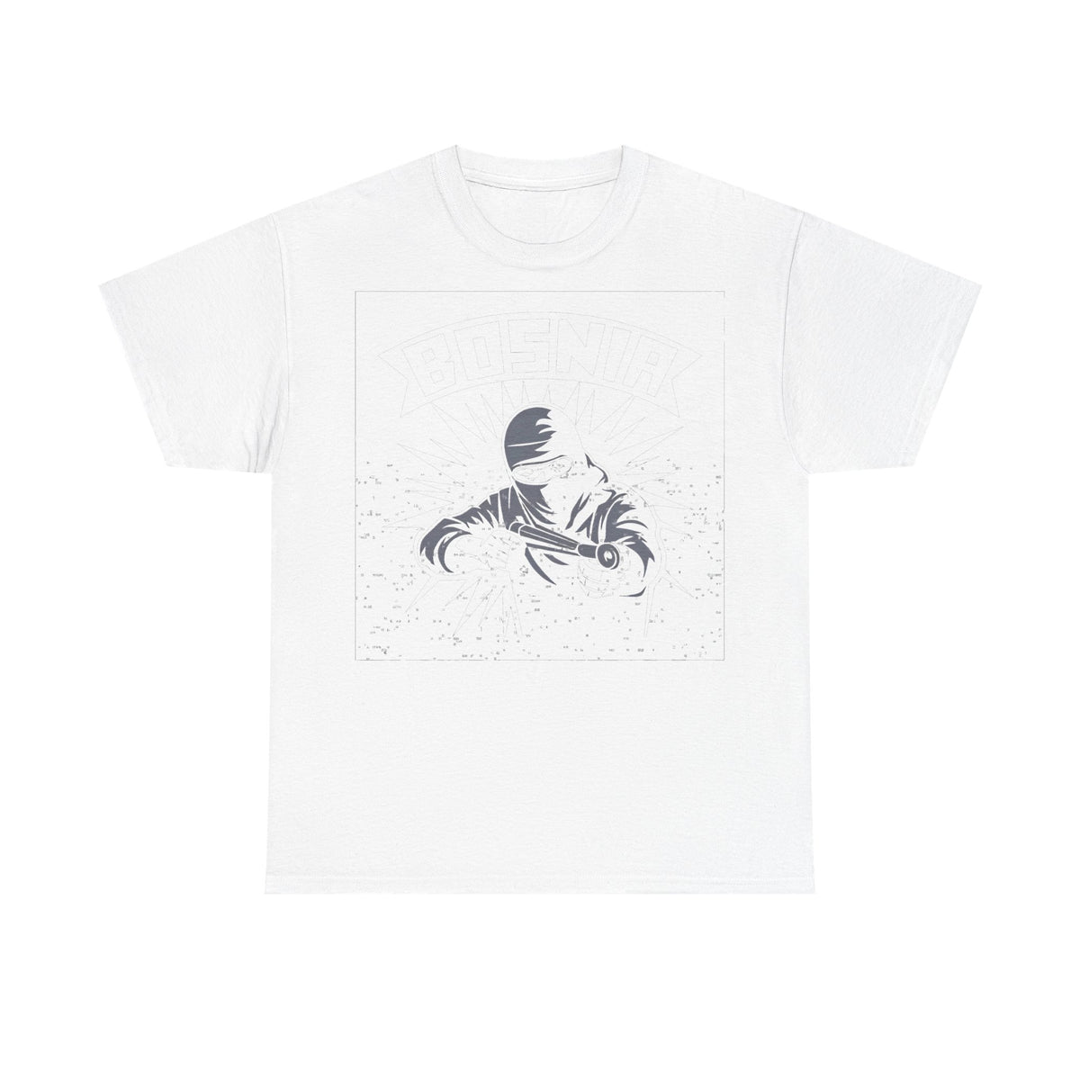 Bosnia escudo bandera orgullo patria aficionado al fútbol idea de regalo - Camiseta unisex