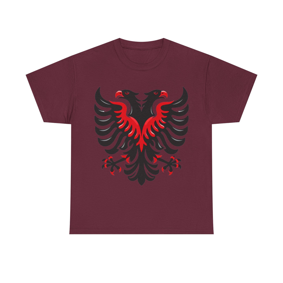 Aigle bicéphale albanais noble drapeau patrie fierté - T-shirt unisexe