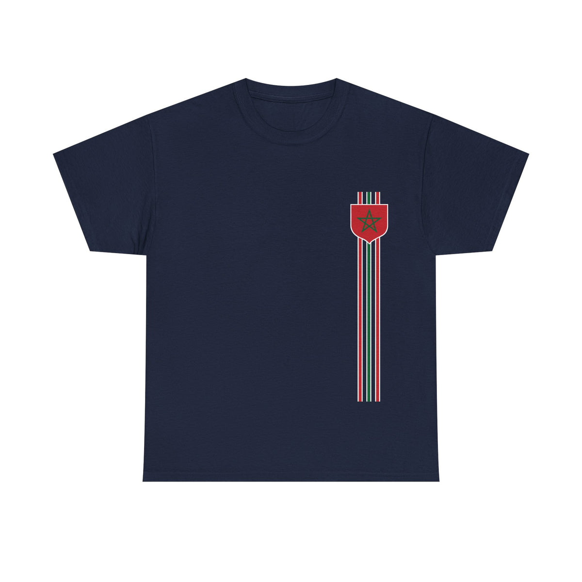 Marokko Maroc Edel Wappen Fan Fußball - Unisex T-Shirt
