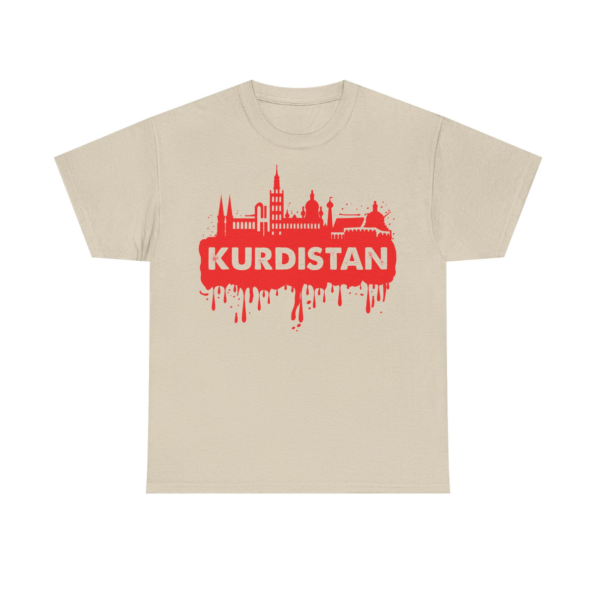 Kurdistán Azadi Escudo Bandera Patria Newroz Regalo - Camiseta unisex