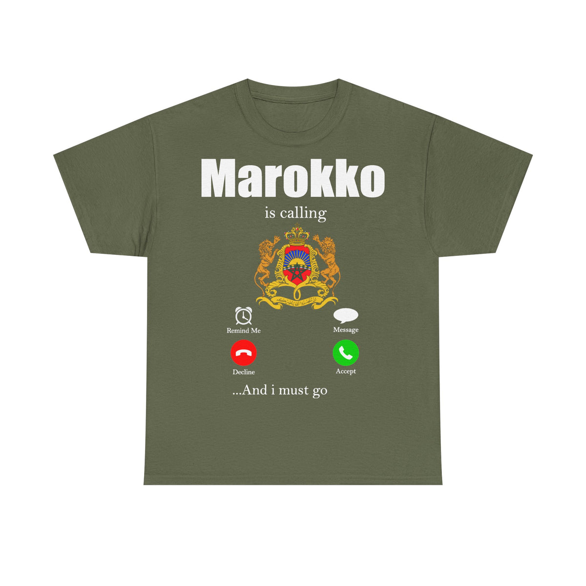 Marruecos Escudo Morocco Bandera Orgullo Fútbol Fan Deporte FIdea de regalo - Camiseta unisex