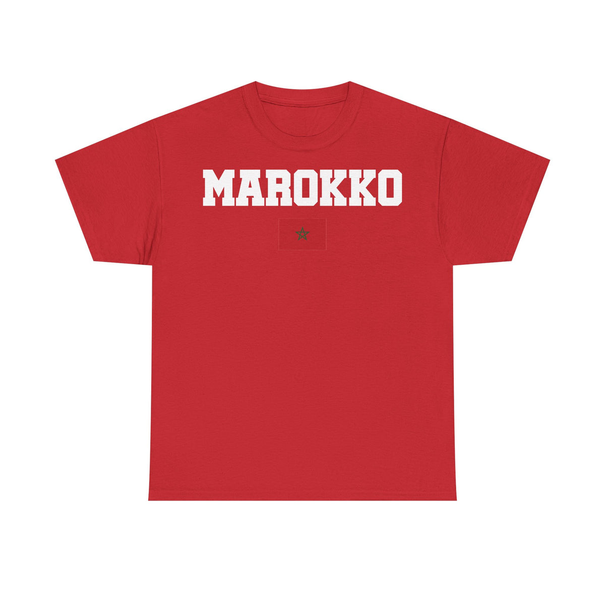 Marruecos Escudo Morocco Bandera Orgullo Fútbol Fan Deporte FIdea de regalo - Camiseta unisex
