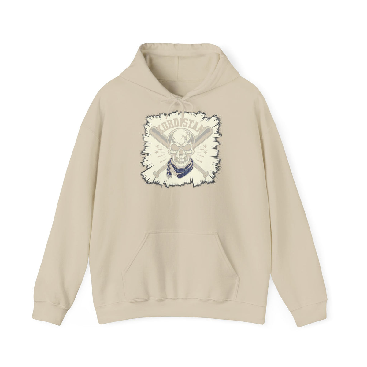 Kurdistan hooligan patria orgoglio stemma bandiera sport calcio tifoso regalo - Felpa con cappuccio unisex