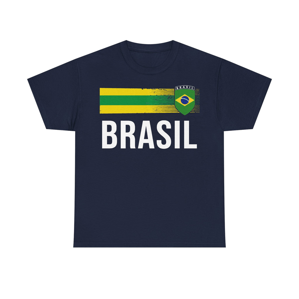 Brazil Brasilien Wappen Flagge Sport Fan Fußball Geschenkidee - Unisex T-Shirt
