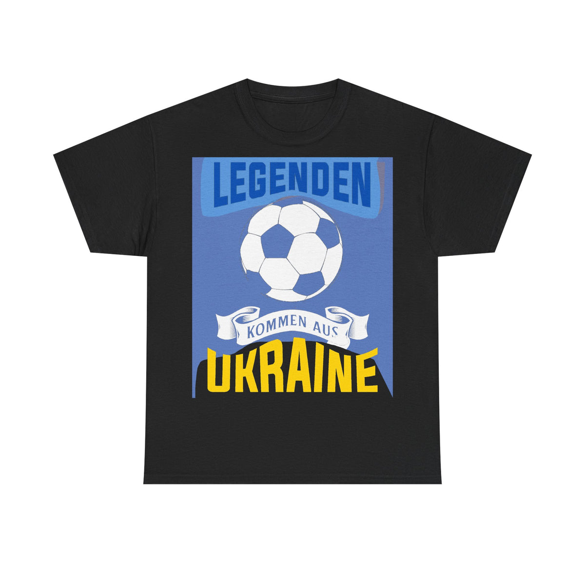 Bandera de Ucrania escudo idea de regalo afición al deporte moda vintage - Camiseta unisex