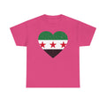 Syria Syrien Wappen Flagge Heimat Sport Fan Geschenkidee - Unisex T-Shirt