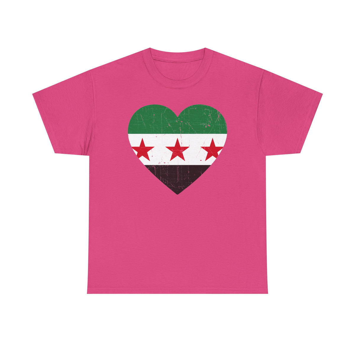 Syria Syrien Wappen Flagge Heimat Sport Fan Geschenkidee - Unisex T-Shirt