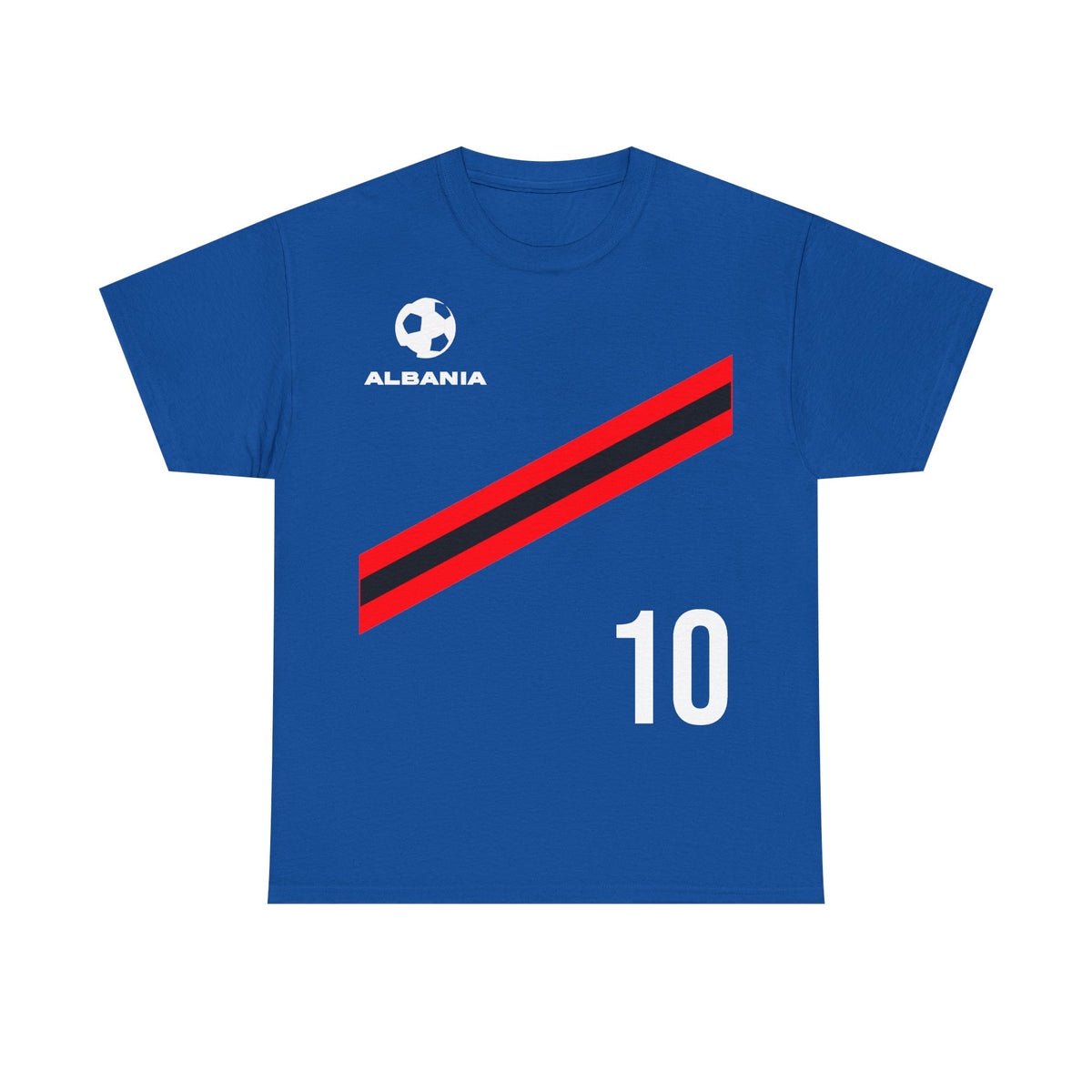 Camiseta unisex de Albania, escudo albanés, bandera, águila, fútbol, aficionado, deporte