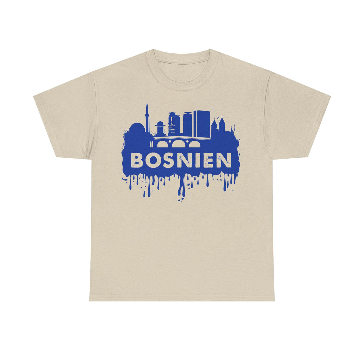 Bosnia escudo bandera orgullo patria aficionado al fútbol idea de regalo - Camiseta unisex