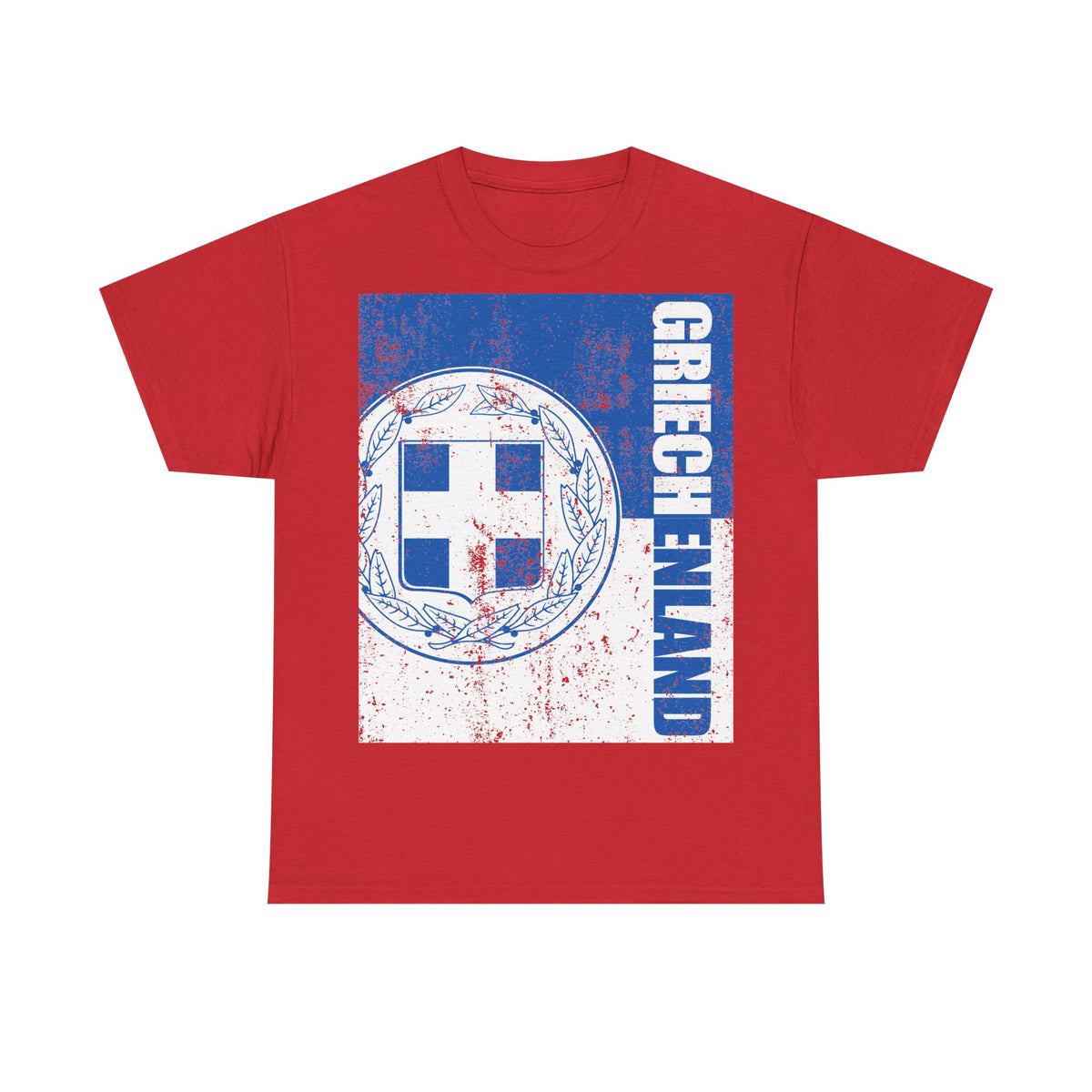 Grecia Grecia Bandera Escudo Patria Fútbol Deporte Aficionado Idea de regalo - Camiseta unisex