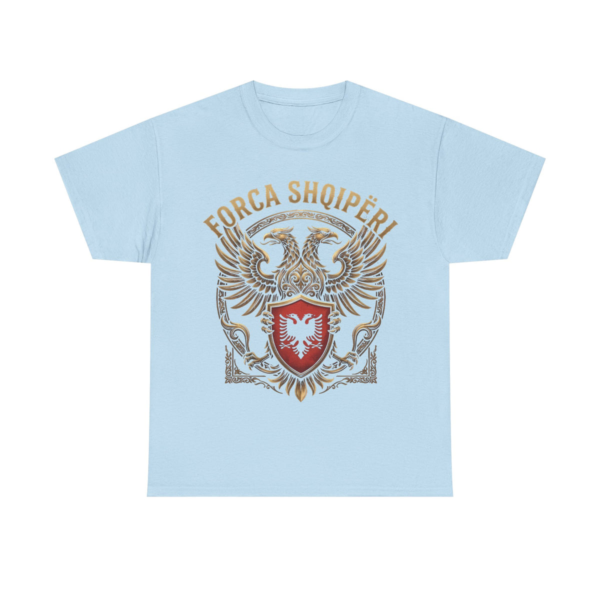 Forca Shqipäria Albania Noble Águila bicéfala Escudo Idea de regalo - Camiseta unisex