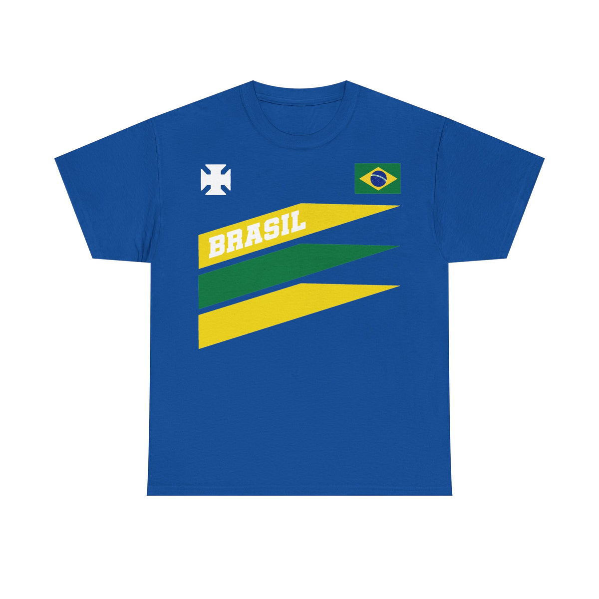 Brazil Brasilien Wappen Flagge Sport Fan Fußball Geschenkidee - Unisex T-Shirt