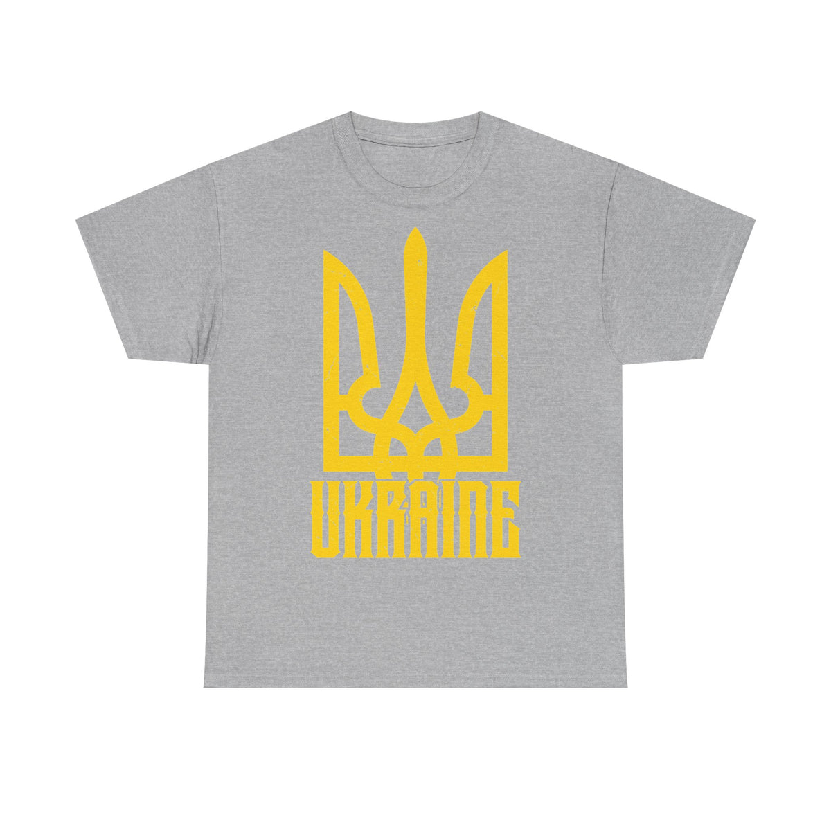 Bandiera e stemma dell'Ucraina Idea regalo Sport Tifoso Moda Vintage - T-shirt unisex