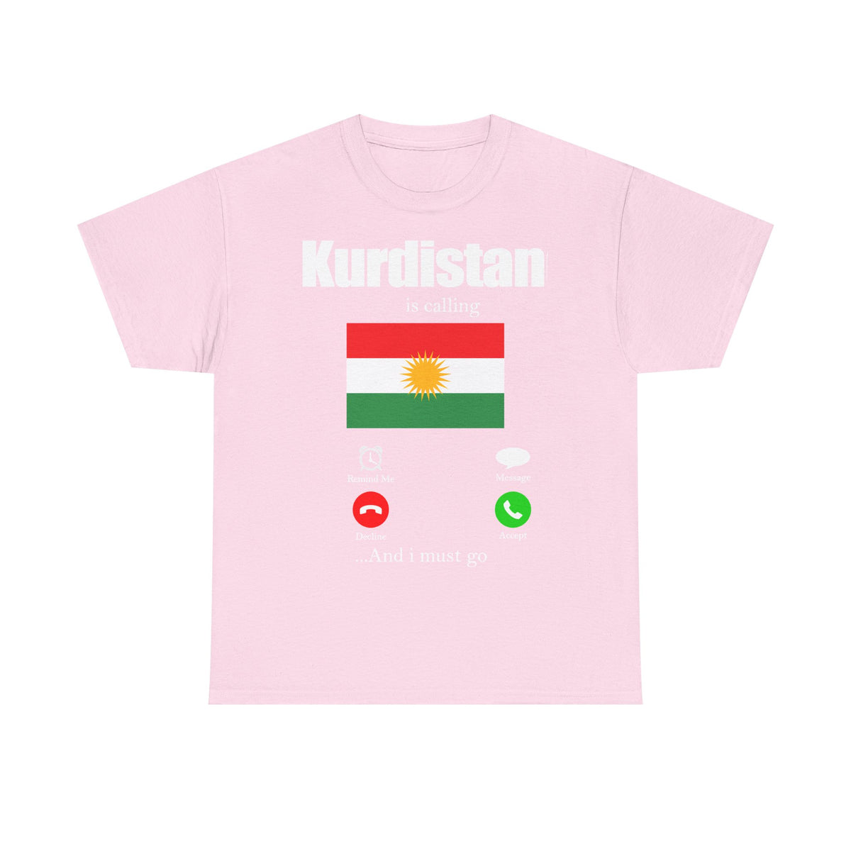 Kurdistán Azadi Escudo Bandera Patria Newroz Regalo - Camiseta unisex