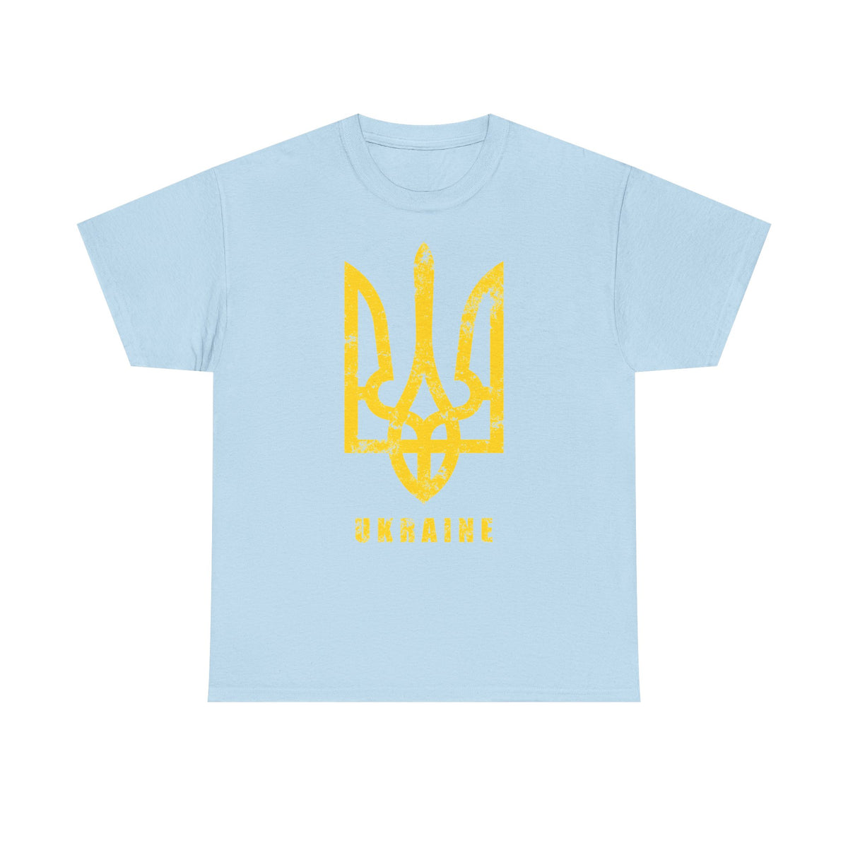 Bandiera e stemma dell'Ucraina Idea regalo Sport Tifoso Moda Vintage - T-shirt unisex