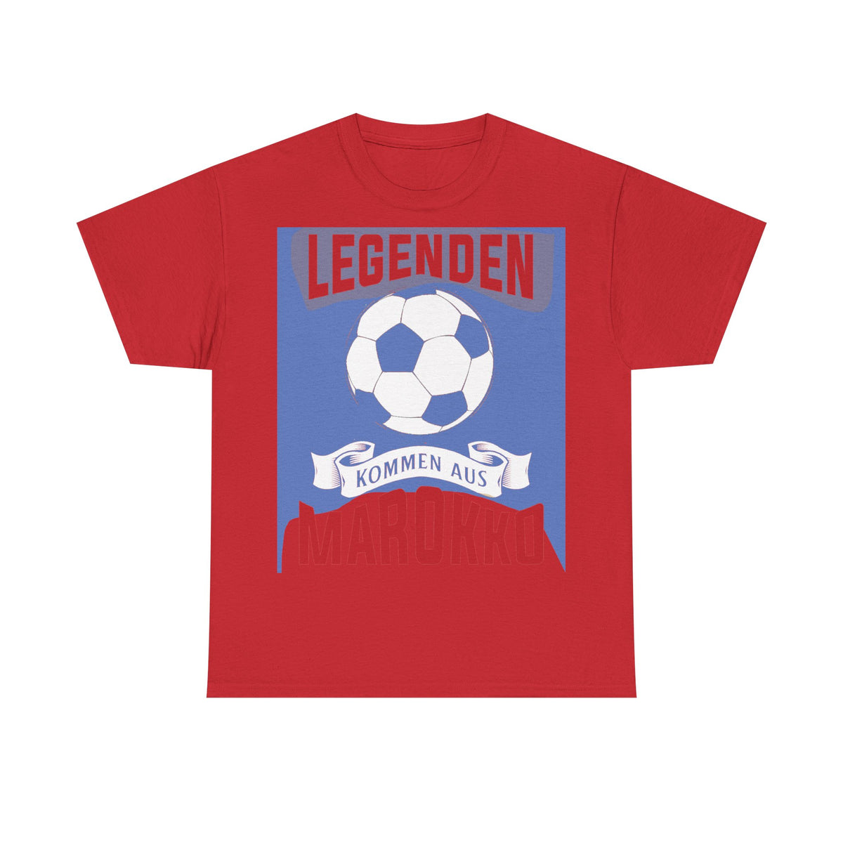 Marruecos Escudo Morocco Bandera Orgullo Fútbol Fan Deporte FIdea de regalo - Camiseta unisex