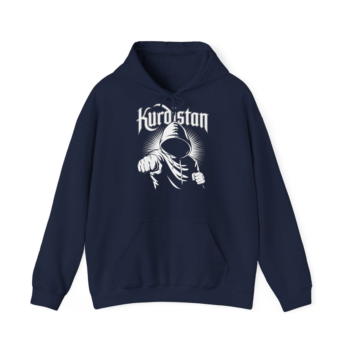 Kurdistan hooligan patria orgoglio stemma bandiera sport calcio tifoso regalo - Felpa con cappuccio unisex