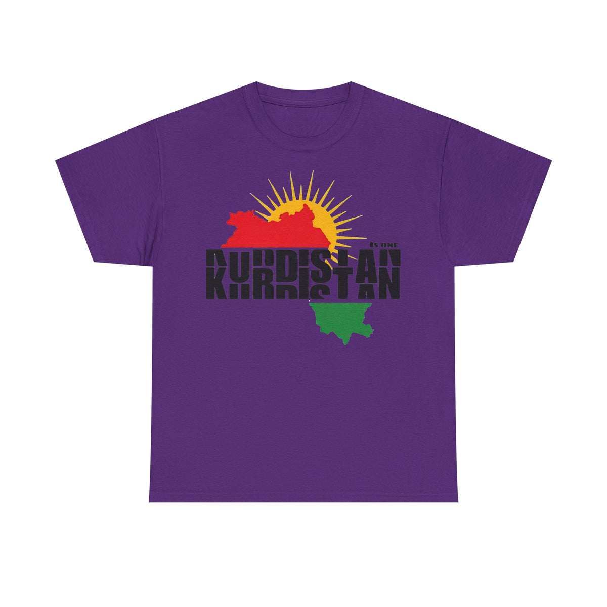 Kurdistan is ONE Flagge Heimat Newroz - Unisex T-Shirt