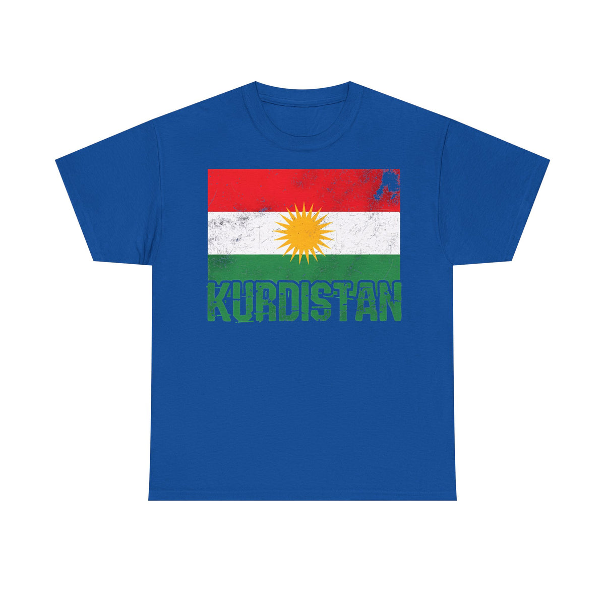 Kurdistán Azadi Escudo Bandera Patria Newroz Regalo - Camiseta unisex