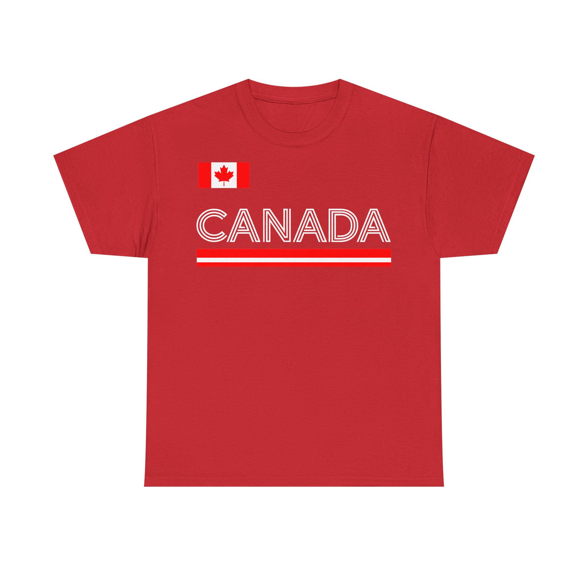 Canada Kanada Wappen Flagge Fan Sport Fußball Geschenkidee - Unisey T-Shirt