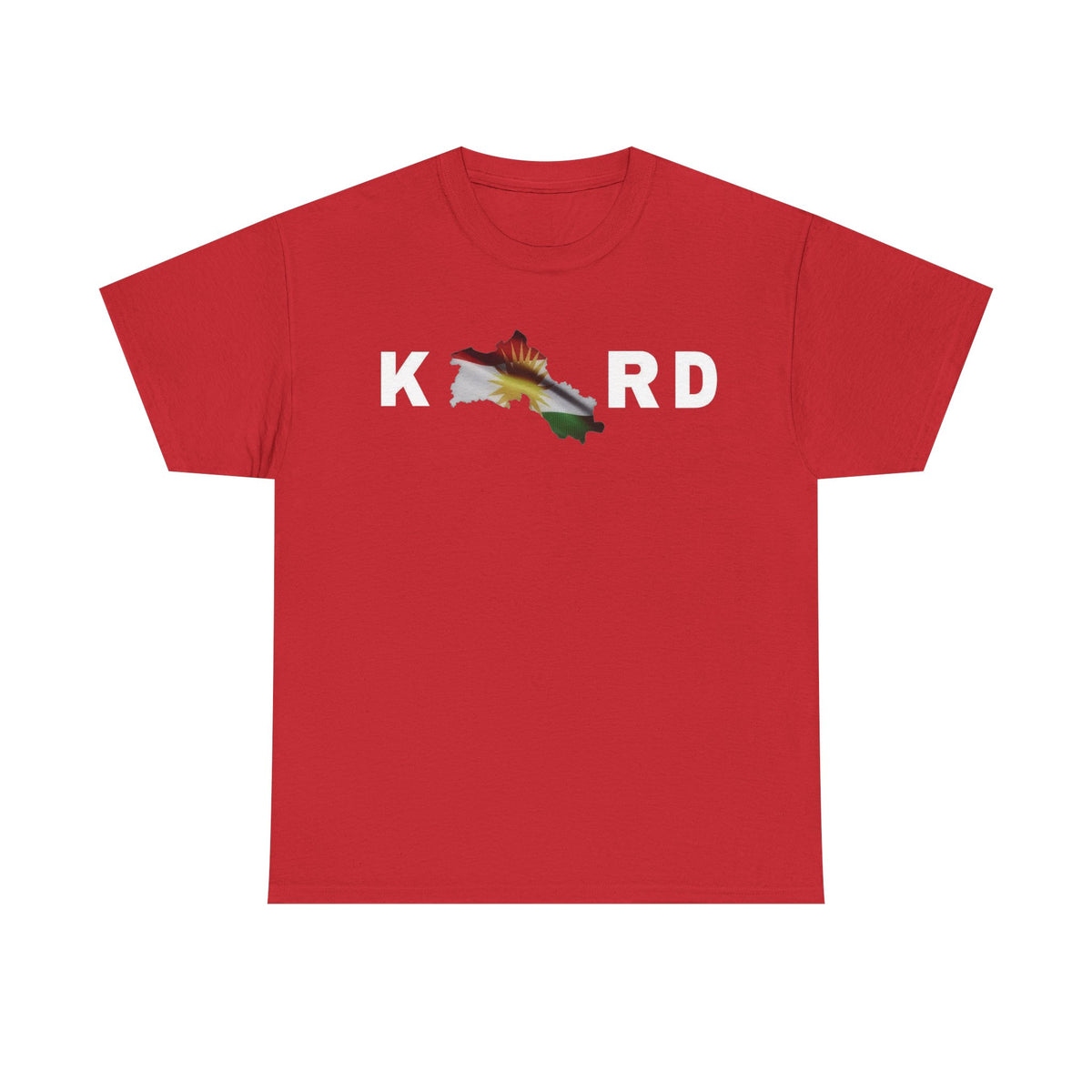 Kurdistan Kurd Karte Flagge Wappen Azadi - Unisex T-Shirt