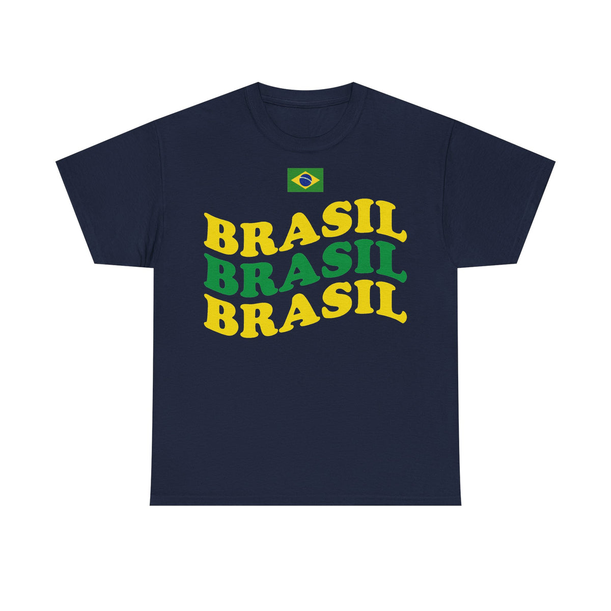 Brazil Brasilien Wappen Flagge Sport Fan Fußball Geschenkidee - Unisex T-Shirt