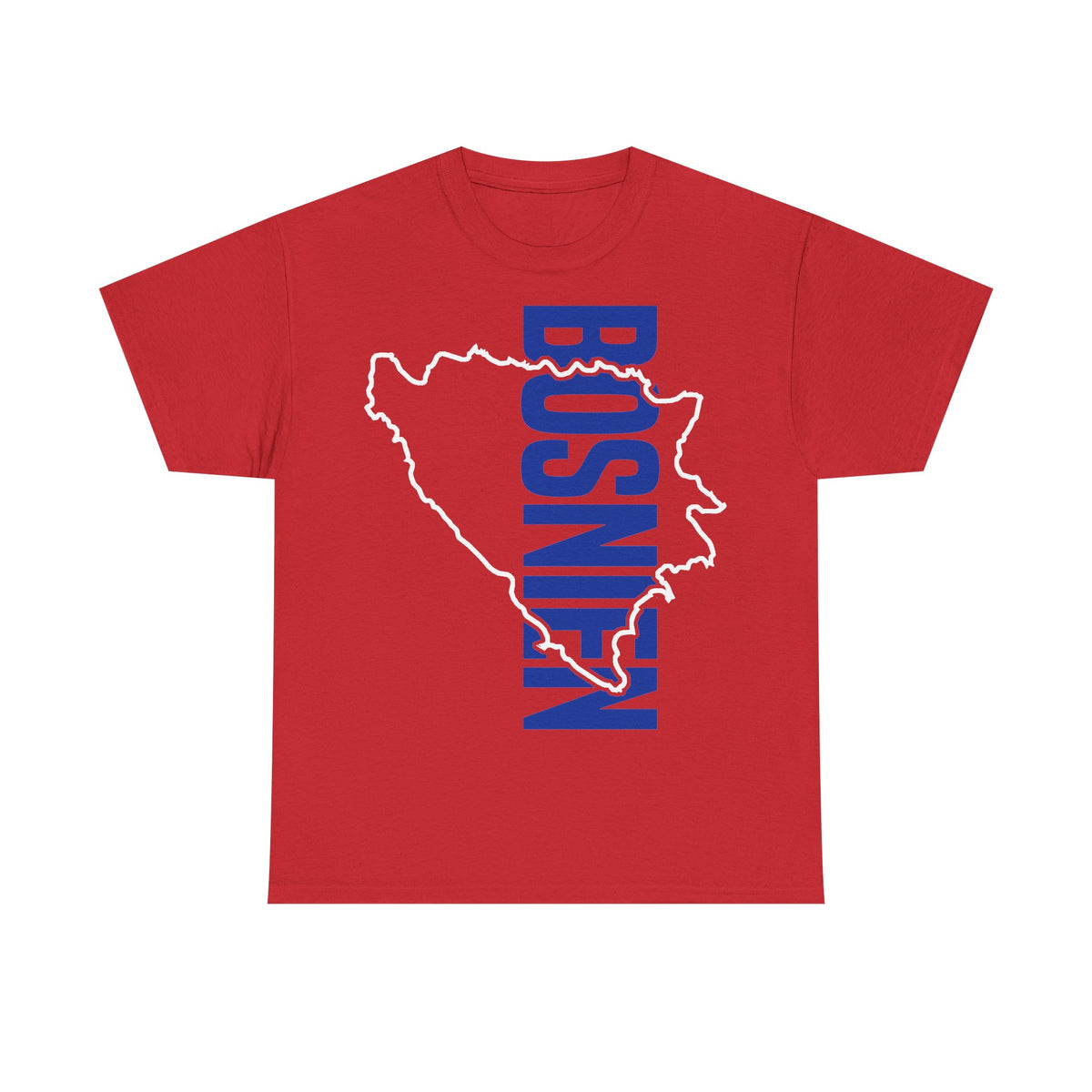 Bosnia Wappen Flagge Stolz Heimat Fußball fan Geschenkidee - Unisex T-Shirt