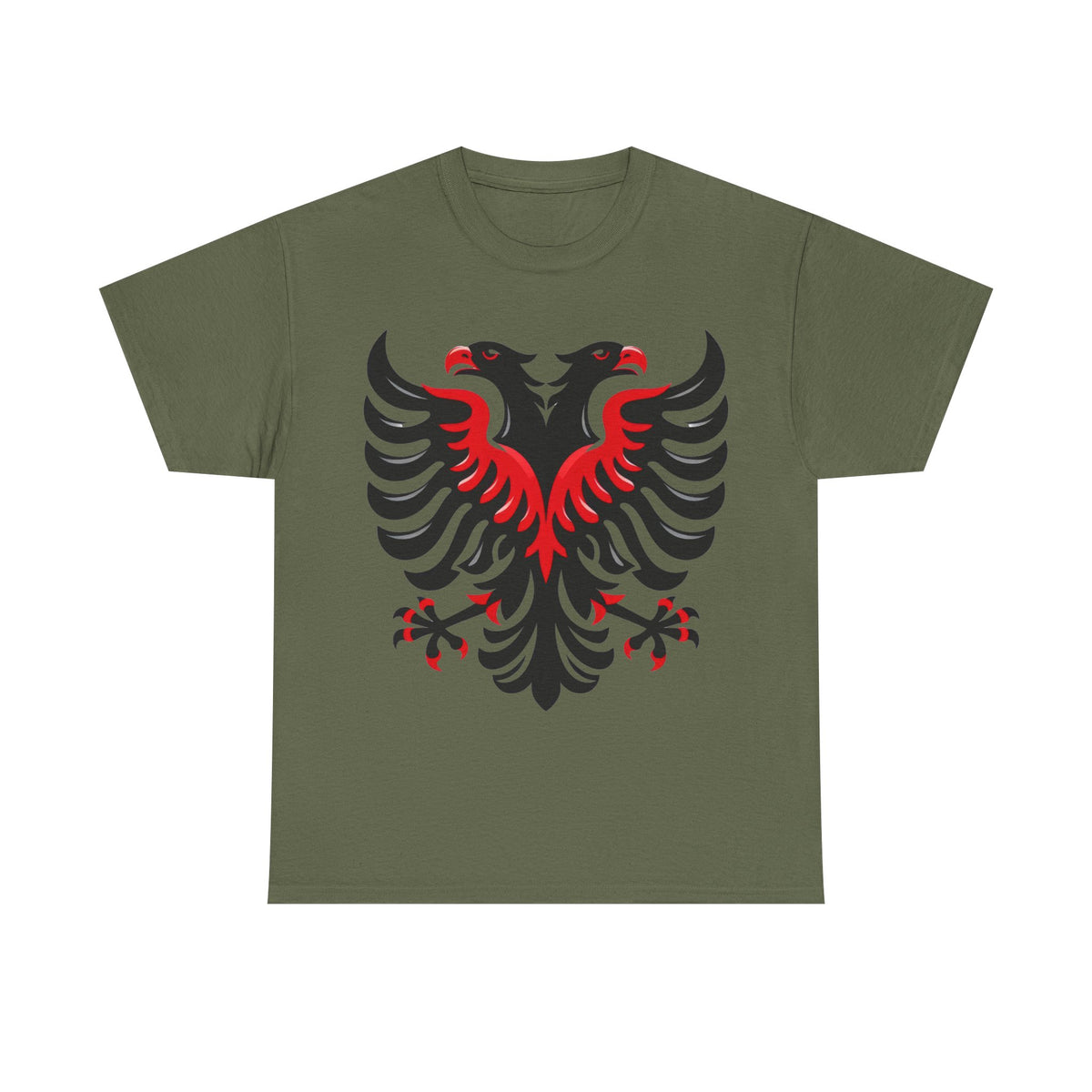 Albania Kosovo Doppeladler Flagge Geschenkidee - Unisex T-Shirt