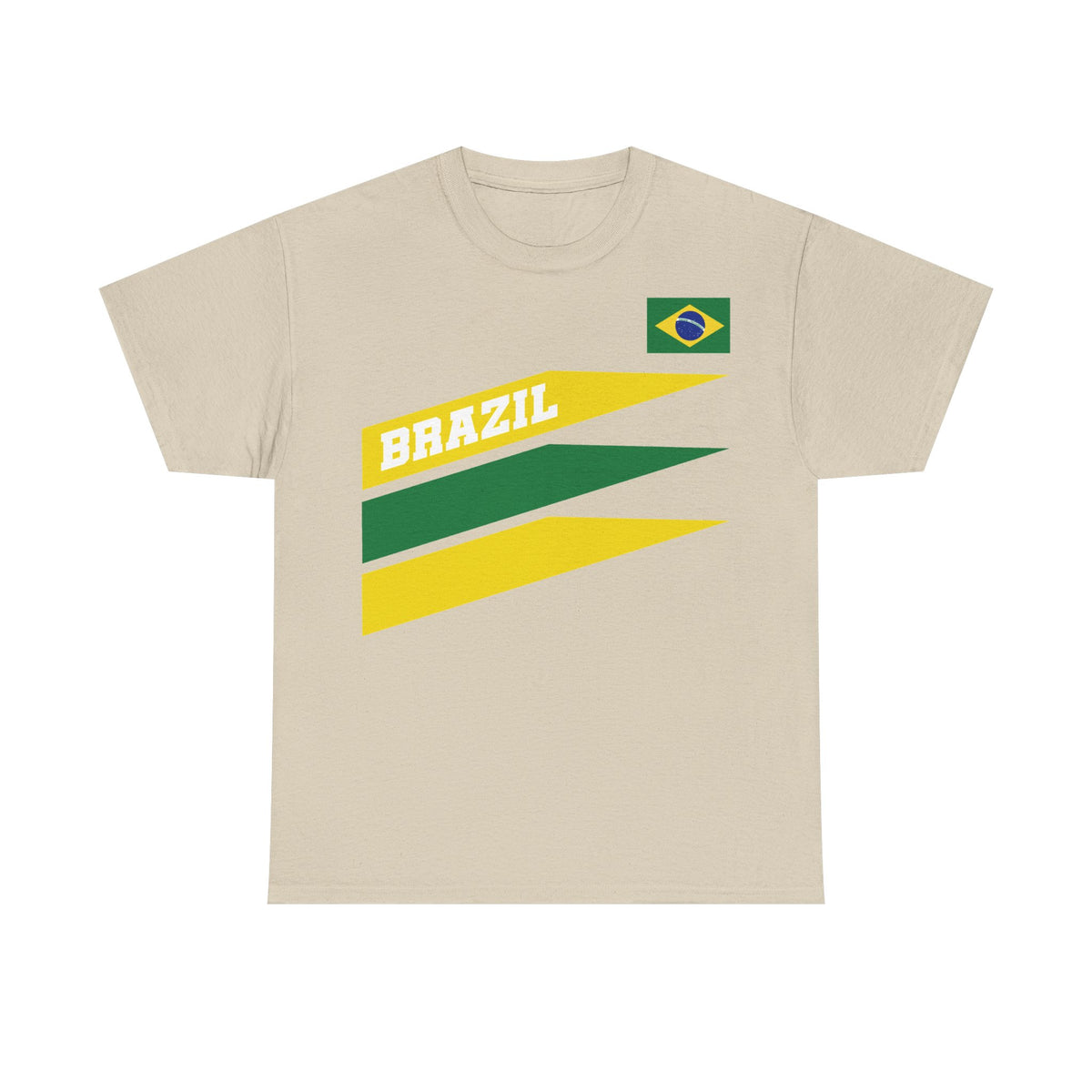 Brazil Brasilien Wappen Flagge Sport Fan Fußball Geschenkidee - Unisex T-Shirt