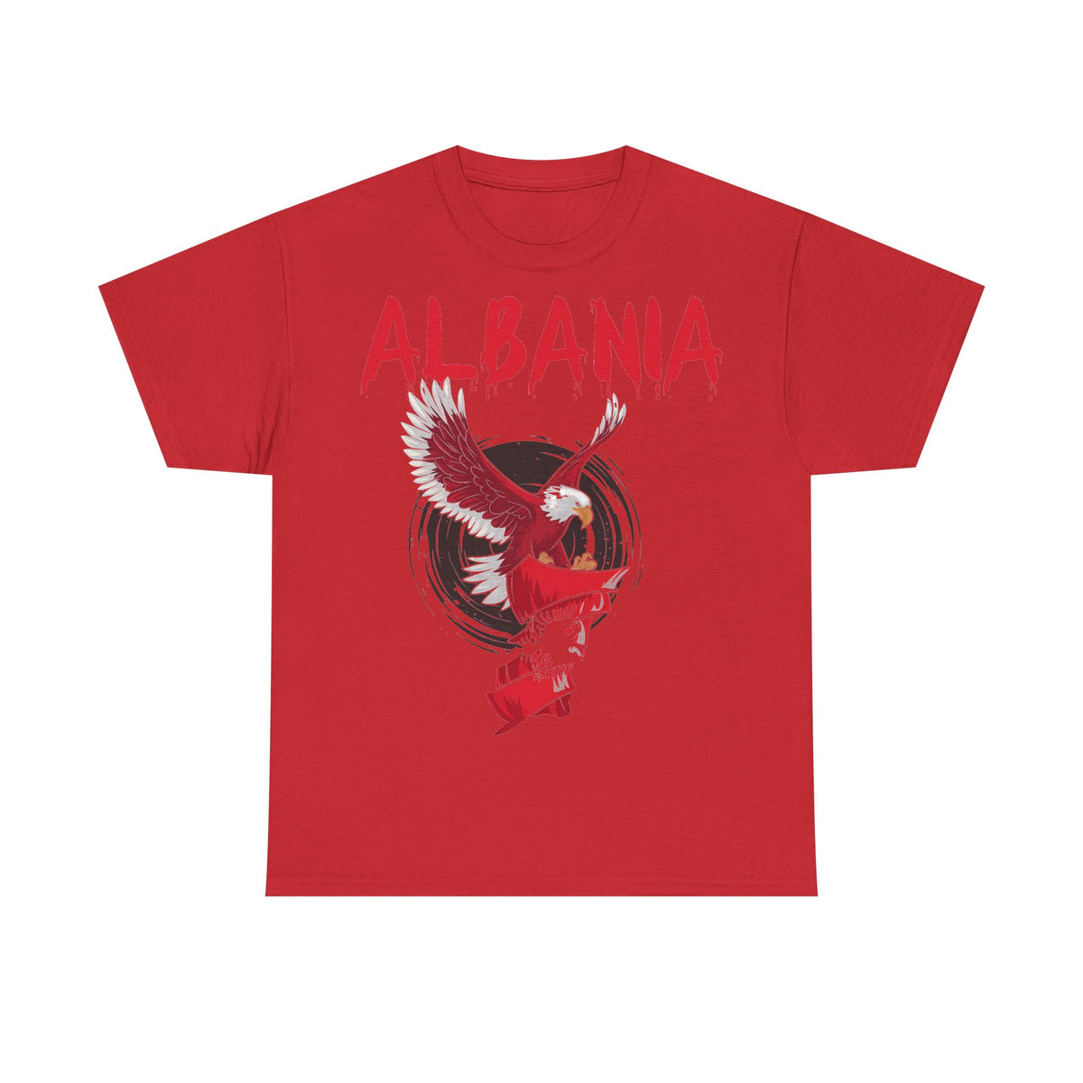 Albania Arte Águila Bandera Escudo Orgullo Aficionado del fútbol Idea de regalo - Camiseta unisex