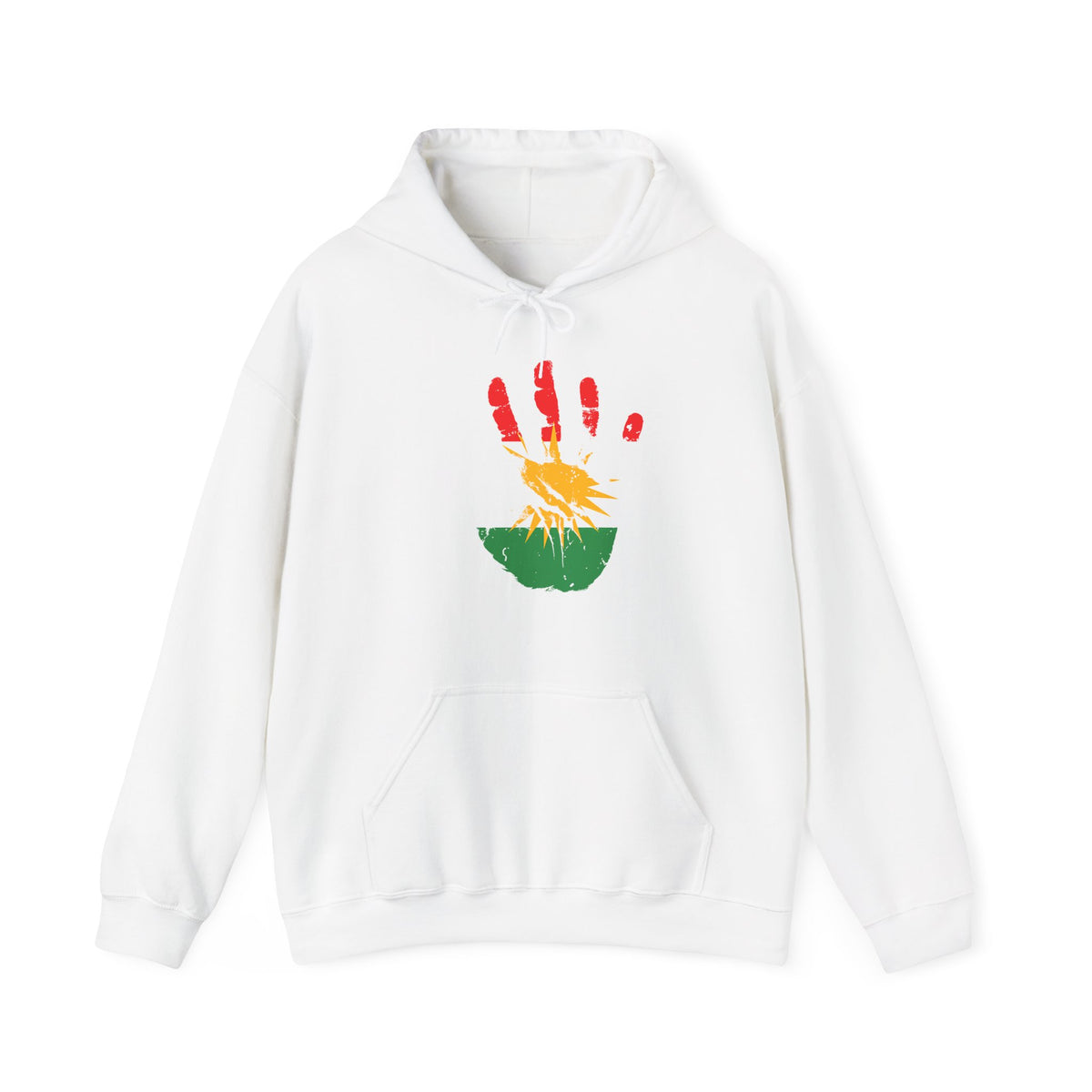 Kurdistan patria orgoglio stemma bandiera sport calcio regalo per tifosi - felpa con cappuccio unisex