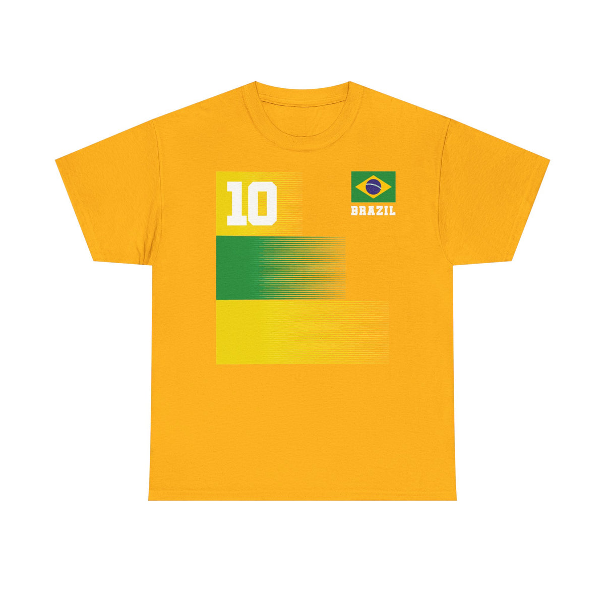 Brazil Brasilien Wappen Flagge Sport Fan Fußball Geschenkidee - Unisex T-Shirt