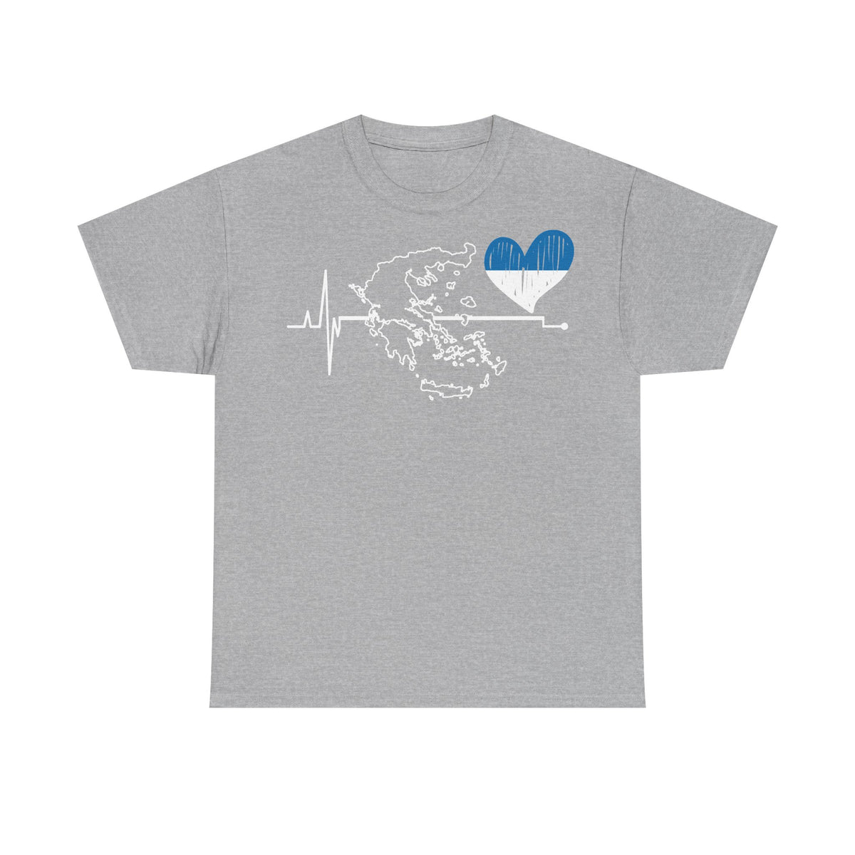 Grecia Grecia Bandera Escudo Patria Fútbol Deporte Aficionado Idea de regalo - Camiseta unisex
