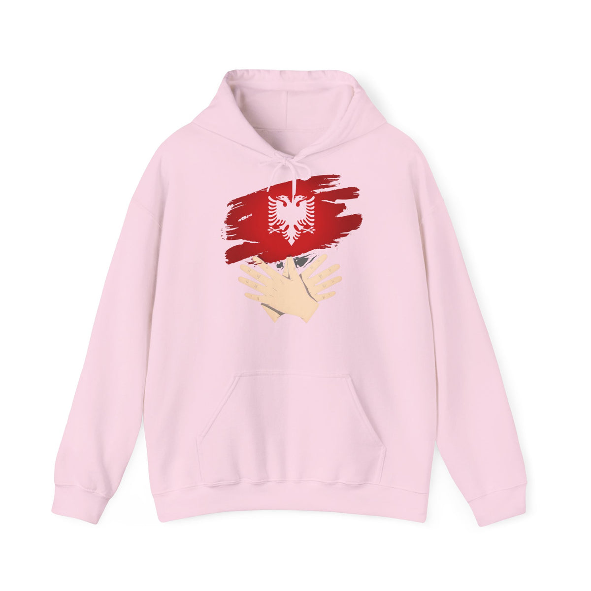 Albania Handmove Flagge Adler Geschenkidee - Unisex Hoodie