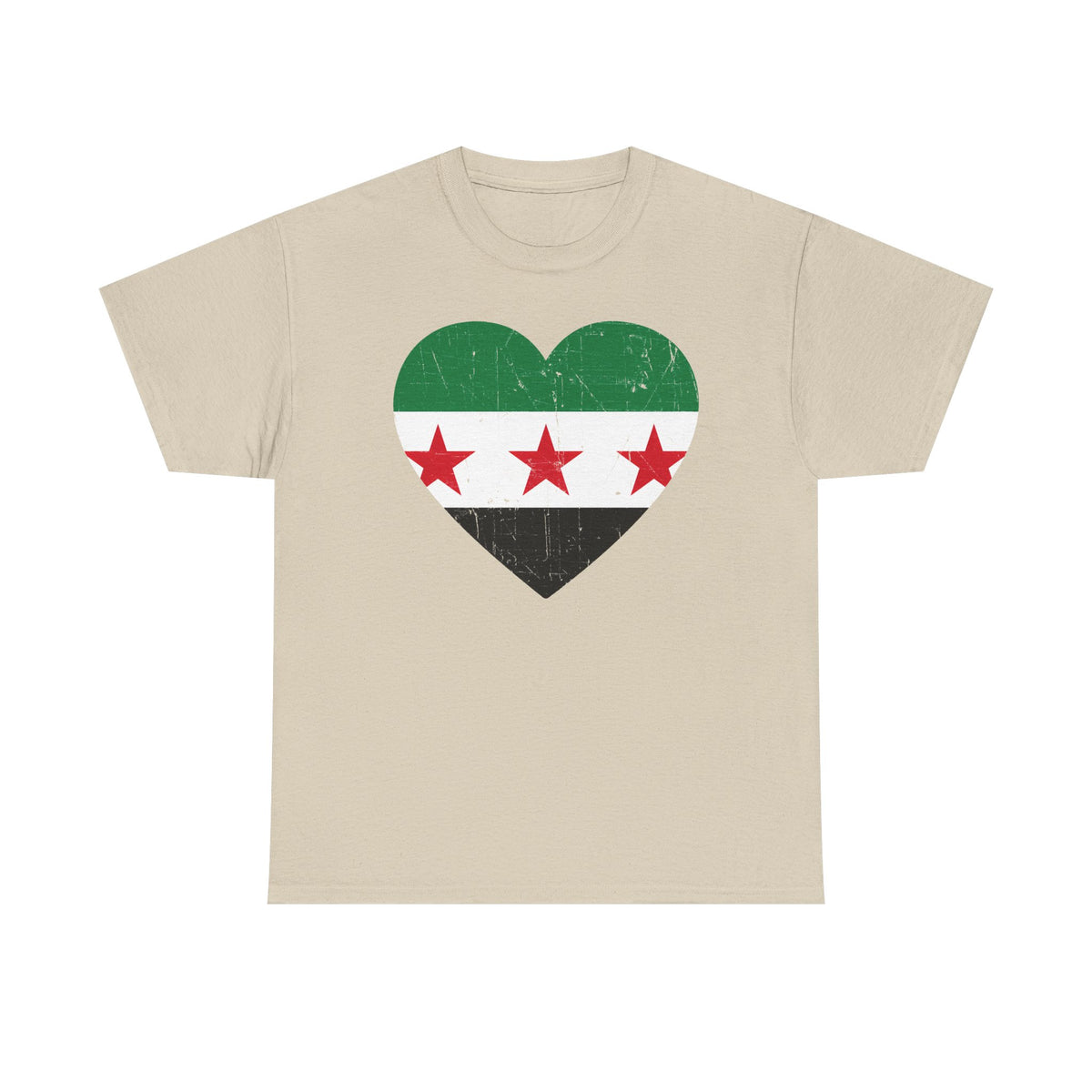 Syria Syrien Wappen Flagge Heimat Sport Fan Geschenkidee - Unisex T-Shirt